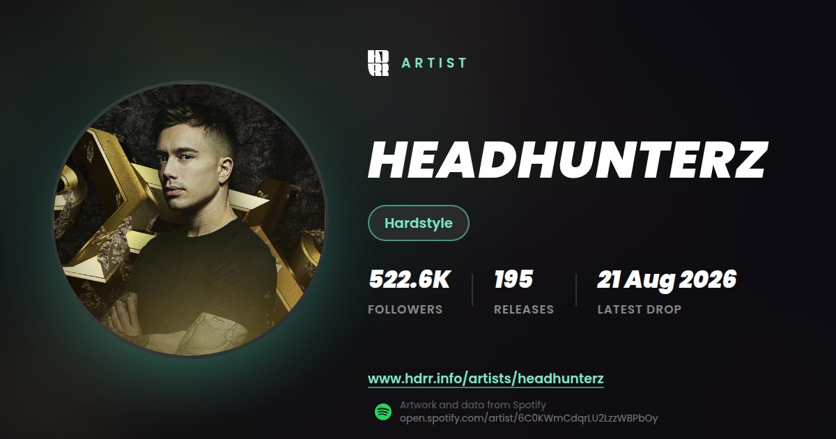 Headhunterz link preview card