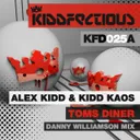 Toms Diner - Danny Williamson Remix by Alex Kidd, Kidd Kaos - Hardstyle cover art