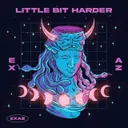LITTLE BIT HARDER by Axiver, Easy Angel - Hard Techno cover art