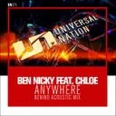 Anywhere - Benino Acoustic Mix by Ben Nicky, Chloe, Benino - Hardstyle cover art