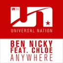 Anywhere - Radio Edit by Ben Nicky, Chloe - Hardstyle cover art