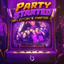 Party Started by Chapter V, Infliction - Hardstyle cover art