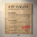 4 BY 4 BEATS (I Don't Care) by Coone - Mainsteam Hardstyle cover art