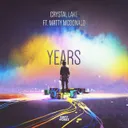 Years by Crystal Lake, Matty McDonald - Hardstyle cover art