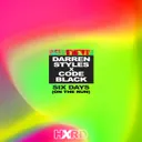 Six Days (On The Run) by Darren Styles, Code Black - Hardstyle cover art