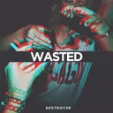 Wasted by DESTROY3R - Hardstyle cover art