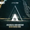 Never Ending Home by Dirty Workz, Resensed, Wav3motion - Hardstyle cover art