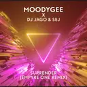 Surrender - Empyre One Extended Mix by Empyre One, Moodygee, Jago & S.E.J. - Hardstyle cover art