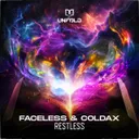 Restless by Faceless, Coldax - Hardstyle cover art