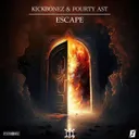 Escape - Radio Edit by Fourty Ast, Kickbonez - Hardstyle cover art
