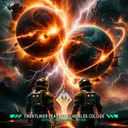 Worlds Collide (Official Indicator Anthem 2024) by Frontliner, Elyn - Hardstyle cover art
