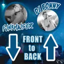 Front To Back - Radio Mix by Funkhauser, Dj Bonny - Hardstyle cover art
