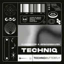 TECHNIQ by GEWOONRAVES, Vlinder Vos - Hard Techno cover art