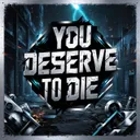 You Deserve To Die by GEWOONRAVES, Zentryc, AXL - Hard Techno cover art