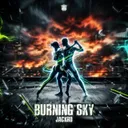 Burning Sky by Jackro - Hardstyle cover art