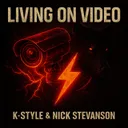 Living On Video by K-Style, Nick Stevanson - Hardstyle cover art
