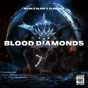 BLOOD DIAMONDS by KLOFAMA, Hush & Sleep - Hard Techno cover art