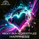 Happiness - Radio Edit by Nicky Sun, DeeStylez - Hardstyle cover art