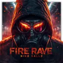 FIRE RAVE by Nikø Gallø - Hard Techno cover art