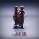 I LOVE YOU by OGUZ, Peligre - Hard Techno cover art
