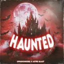 Haunted by Opgekonkerd, Astro Blast - Hardcore cover art