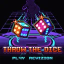 THROW THE DICE by Revizion, PL4Y - Hardstyle cover art