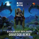 Black And Blue (GRAVEDGR Remix) by SNAILS, GRAVEDGR, Zagata - Hardstyle cover art