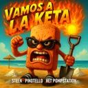 Vamos A La Keta by Steen, Pinotello, HET POMPSTATION - Uptempo cover art