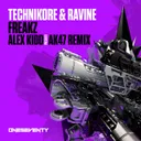 Freakz - Alex Kidd presents AK47 Remix - Extended by Technikore, Alex Kidd, AK47, Ravine - Happy Hardcore cover art