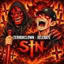 SIN by TerrorClown, Xelerate - Speedcore cover art