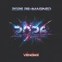 Reborn 2026 by VenomX - Hardstyle cover art
