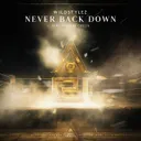 Never Back Down by Wildstylez, Amanda Collis - Hardstyle cover art