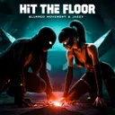 HIT THE FLOOR by Zentryc, JAZZY, BLURREDMOVEMENT - Hard Techno cover art