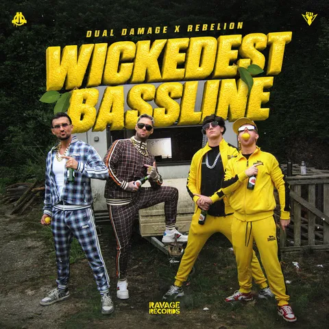Wickedest Bassline by Rebelion, Dual Damage - Rawstyle cover art
