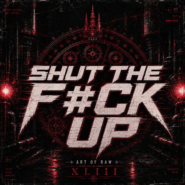 SHUT THE F#CK UP by 43 - Hardstyle cover art