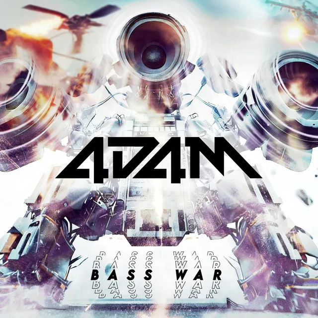 BASS WAR by 4D4M - Hardstyle cover art