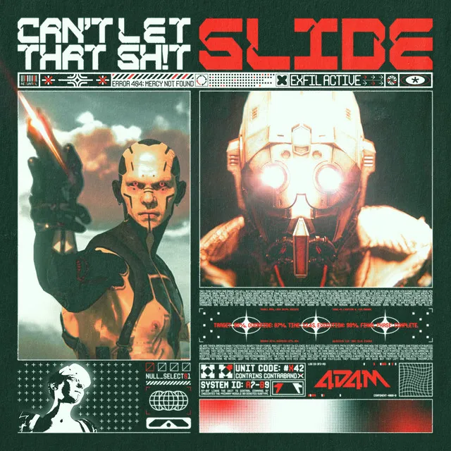 CAN'T LET THAT SH!T SLIDE by 4D4M - Hardstyle cover art