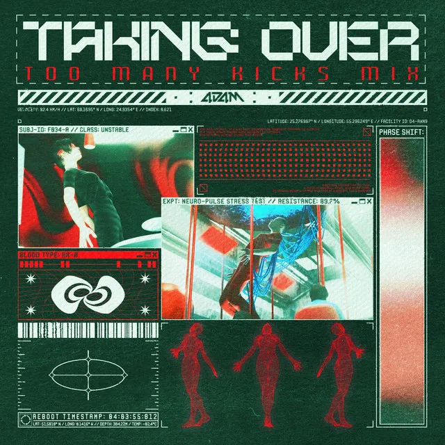 TAKING OVER - Too Many Kicks Mix by 4D4M - Hardstyle cover art