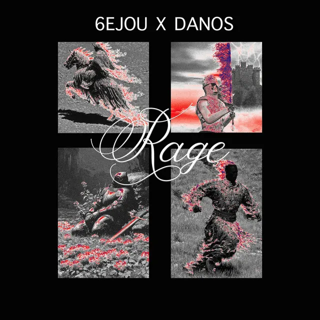 Rage by 6EJOU, Danos - Hard Techno cover art