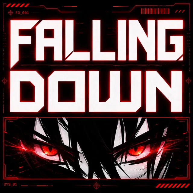 FALLING DOWN by 753, MARLBERT - Hard Techno cover art
