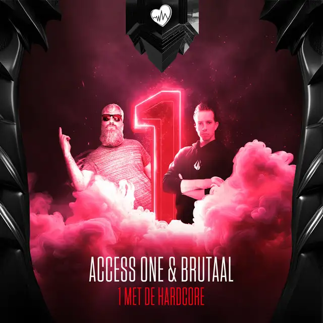 1 Met De Hardcore by Access One, Brutaal - Hardcore cover art