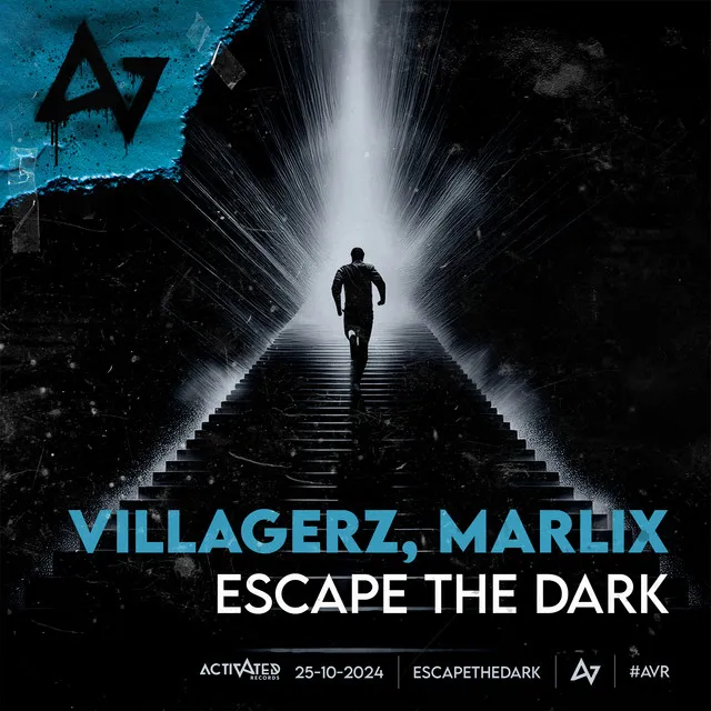 Escape The Dark by ACTIVATED Records, Villagerz, Marlix - Hardstyle cover art