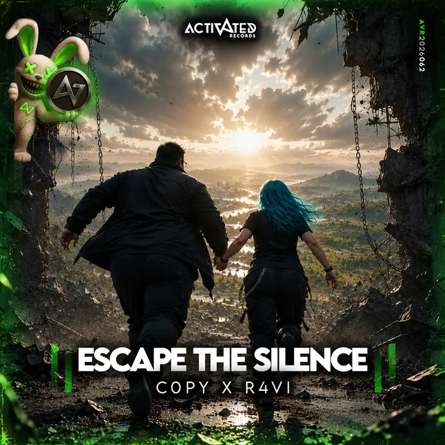 Escape The Silence by ACTIVATED Records, C0py, R4VI - Hardstyle cover art