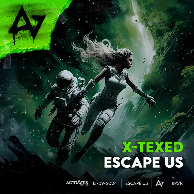 Escape Us by ACTIVATED Records, -X-TEXED - Hardstyle cover art