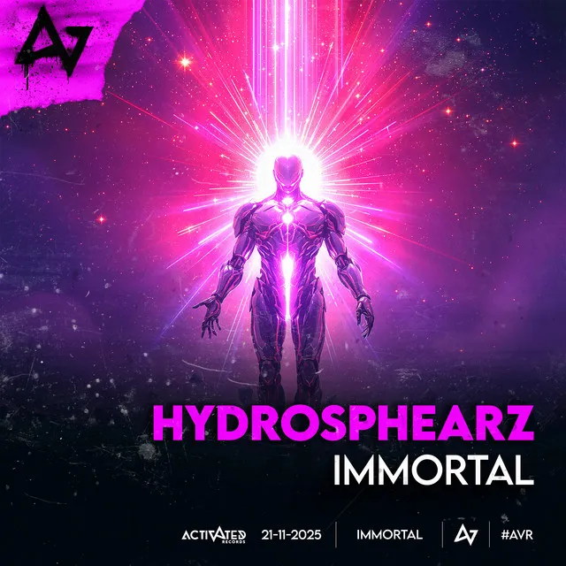 Immortal by ACTIVATED Records, Hydrosphearz - Hardstyle cover art