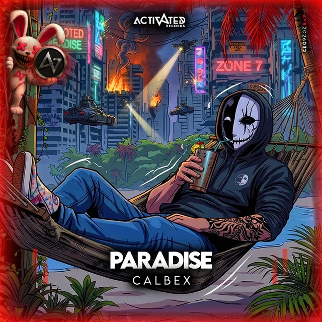 Paradise by ACTIVATED Records, Calbex - Hardstyle cover art