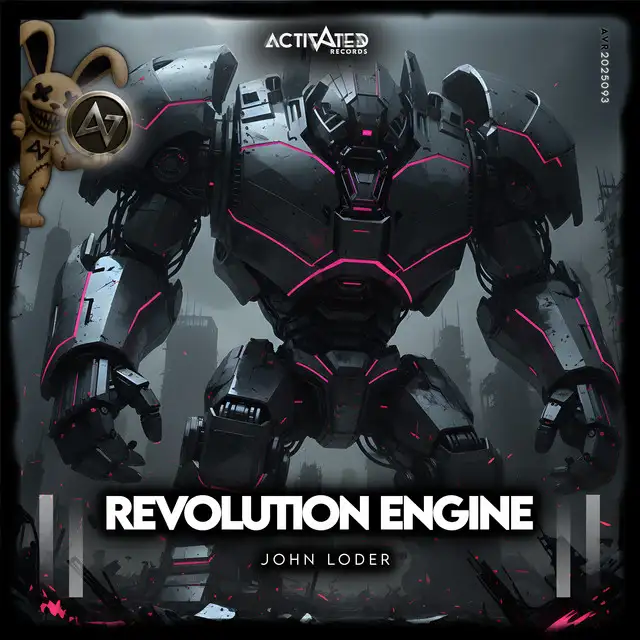 Revolution Engine by ACTIVATED Records, John Loder - Hardstyle cover art