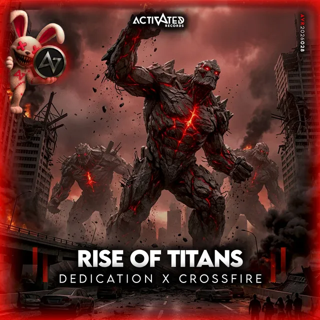 Rise Of Titans by ACTIVATED Records, Dedication, Crossfire - Hardstyle cover art