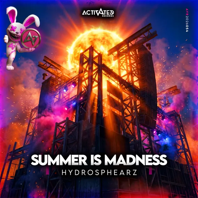 Summer Is Madness - Extended by ACTIVATED Records, Hydrosphearz - Hardstyle cover art
