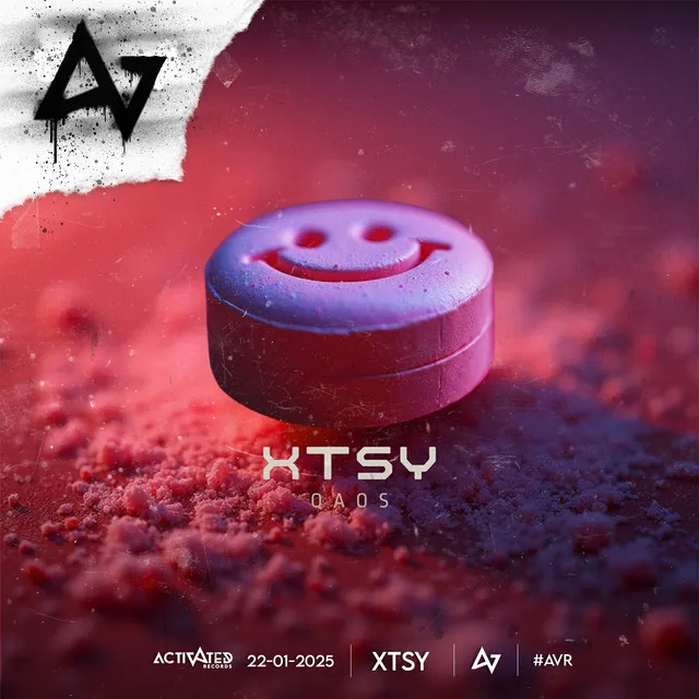 XTSY by ACTIVATED Records, Qaos - Hard Techno cover art